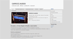 Desktop Screenshot of capecciaudio.it